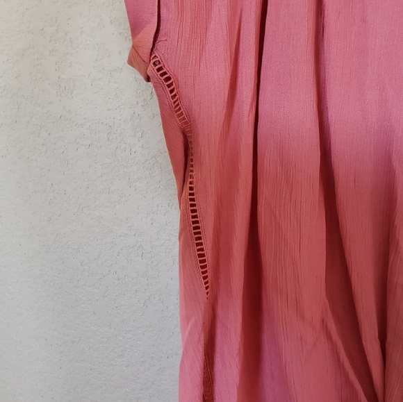 Caslon flowy front tie blouse size Medium  New - Picture 6 of 8